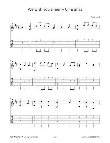 We wish you a merry Christmas