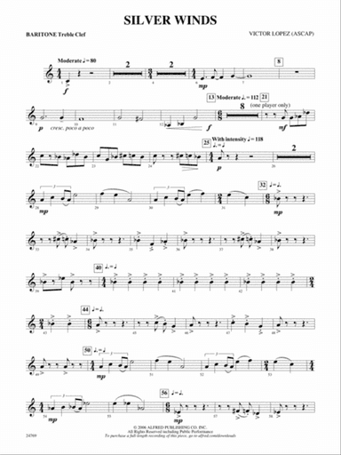 Silver Winds: Baritone T.C.