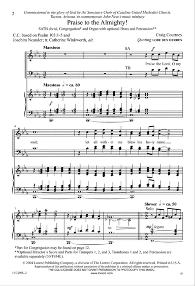 Praise to the Almighty!