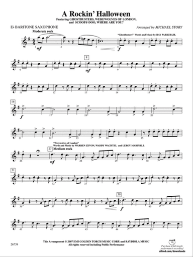 A Rockin' Halloween: E-flat Baritone Saxophone