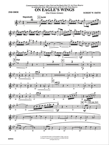 On Eagle's Wings: 2nd Oboe