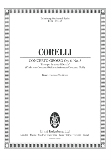 Concerto grosso Op. 6 No. 8 in G minor