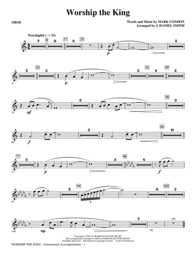 Worship the King (arr. J. Daniel Smith) - Oboe