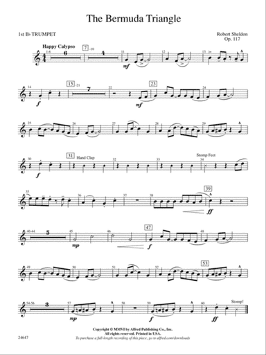 The Bermuda Triangle: 1st B-flat Trumpet