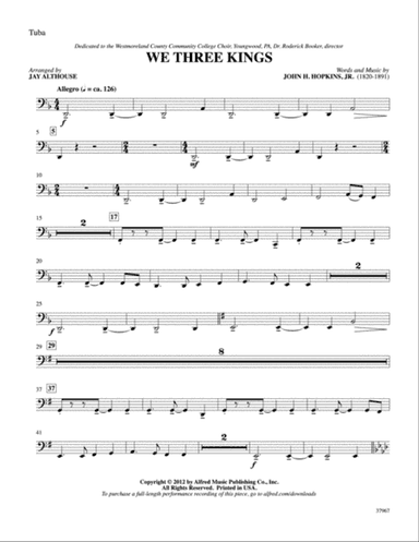 We Three Kings: Tuba