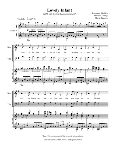 Lovely Infant SATB voices