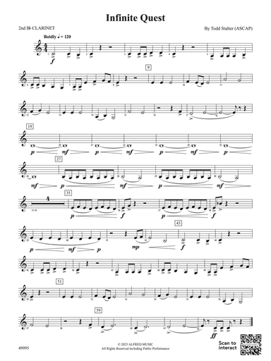 Infinite Quest: 2nd B-flat Clarinet