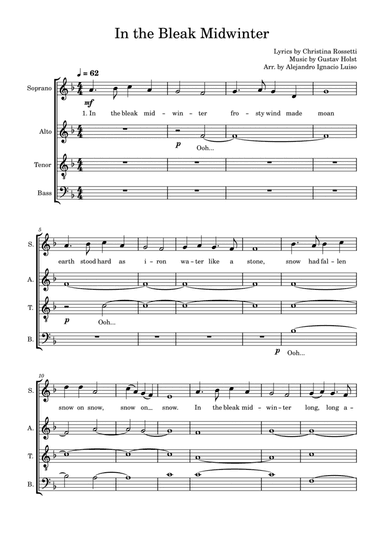 In The Bleak Midwinter