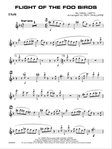 Flight of the Foo Birds: Flute