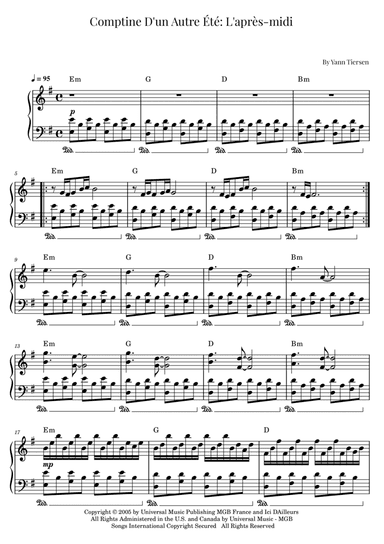 Comptine D'un Autre Été: L'après-midi