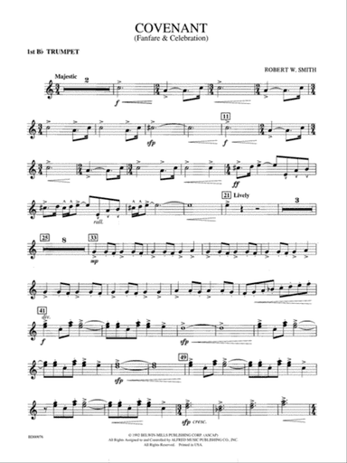 Covenant: 1st B-flat Trumpet
