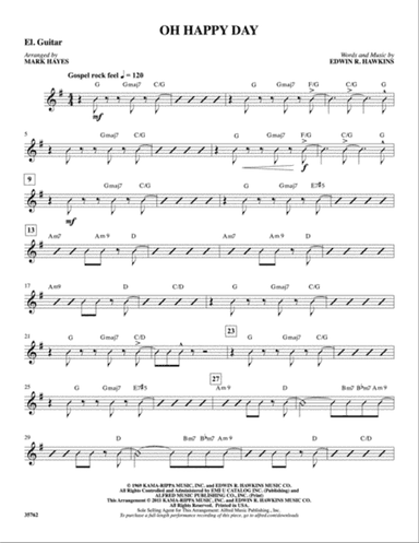 Oh Happy Day: Guitar