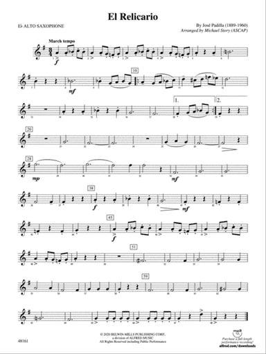 El Relicario: E-flat Alto Saxophone