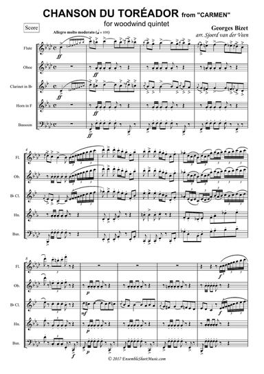 Chanson du Toréador from "Carmen"