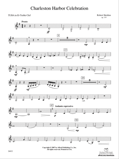 Charleston Harbor Celebration: (wp) E-flat Tuba T.C.