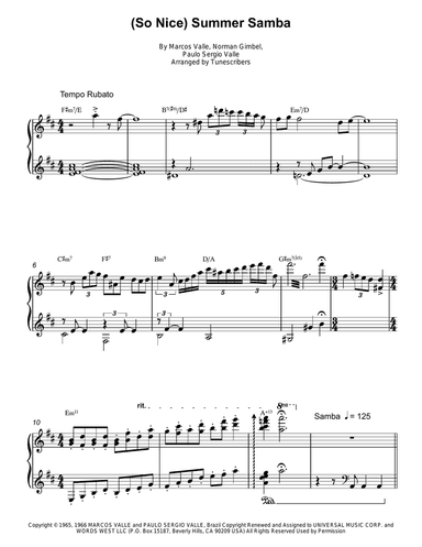 (So Nice) Summer Samba