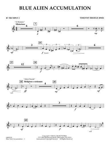 Blue Alien Accumulation - Bb Trumpet 2