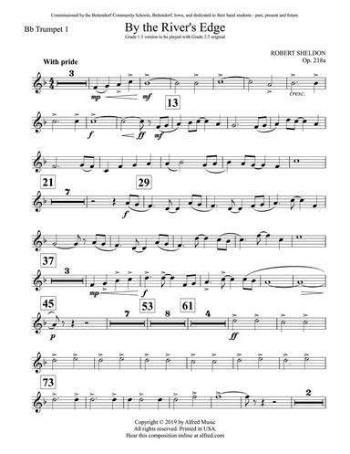 By the River's Edge: 1st B-flat Trumpet