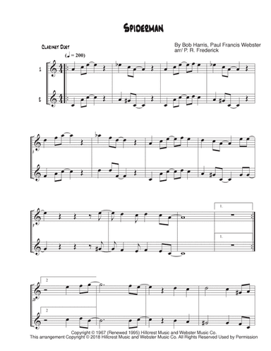 Theme From Spider Man
