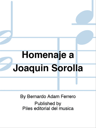 Homenaje a Joaquín Sorolla