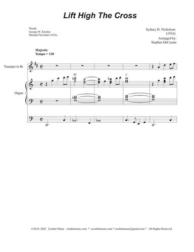 Lift High The Cross (SAB)