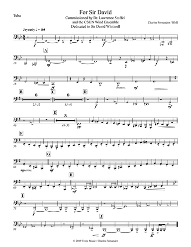 For Sir David: Tuba