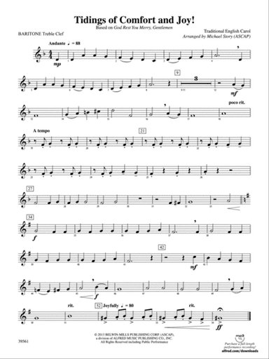 Tidings of Comfort and Joy!: Baritone T.C.