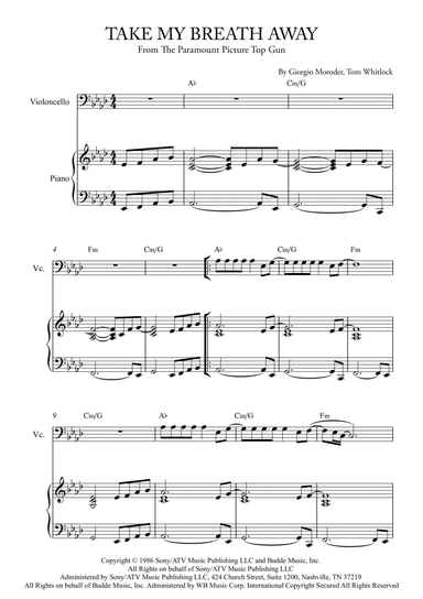 Take My Breath Away (love Theme)