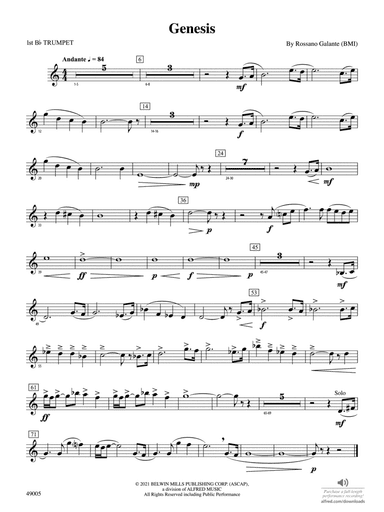 Genesis: 1st B-flat Trumpet