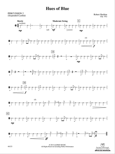 Hues of Blue: 2nd Percussion