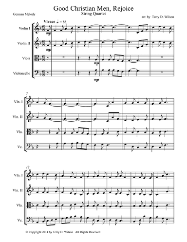 Good Christian Men, Rejoice