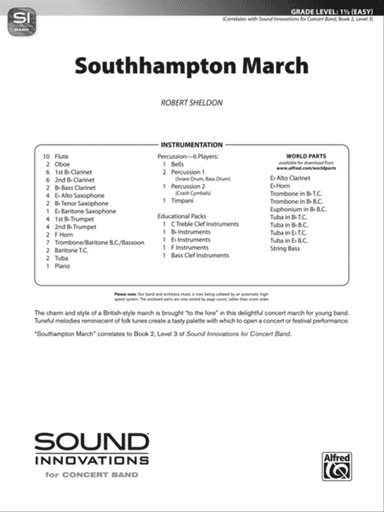 Southampton March: Score