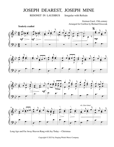 Joseph Dearest, Joseph Mine (RESONET IN LAUDIBUS)