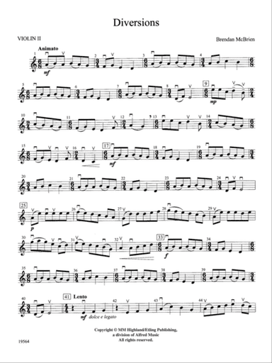 Diversions: 2nd Violin