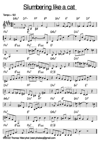 Slumbering like a cat