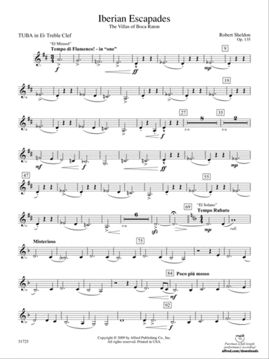 Iberian Escapades: (wp) E-flat Tuba T.C.