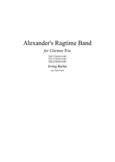 Alexander's Ragtime Band