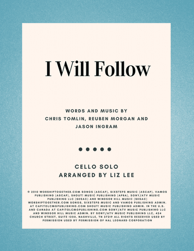 I Will Follow