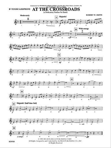 At the Crossroads: B-flat Tenor Saxophone