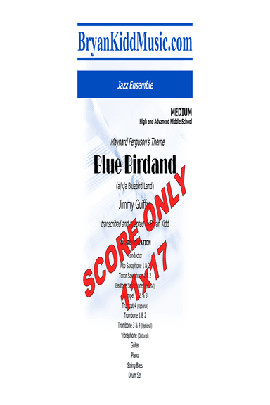 Bluebird Land - Score Only