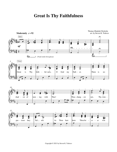 Great Is Thy Faithfulness