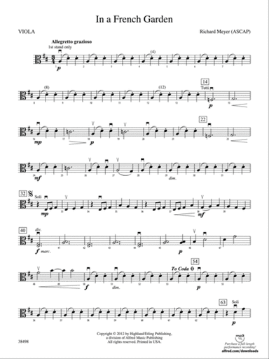 In a French Garden: Viola