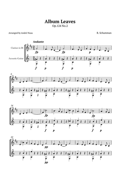 Album Leaves Op.124 No.2