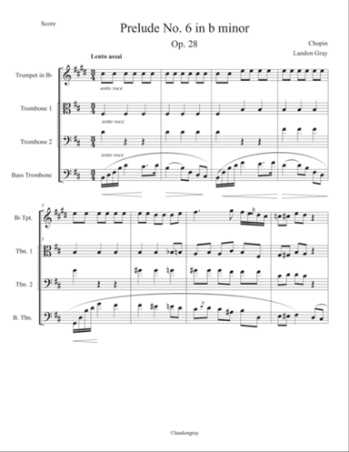 Prelude No. 6 in b minor
