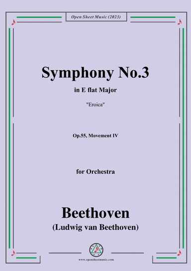 Beethoven-Symphony No.3(Eroica),Op.55,Movement IV