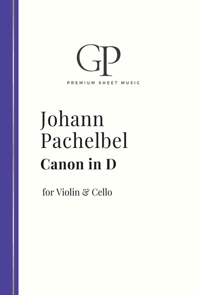 Canon in D for Violin & Cello (String Duo)