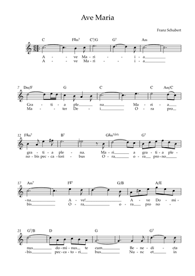 Ave Maria - Catholic Latin