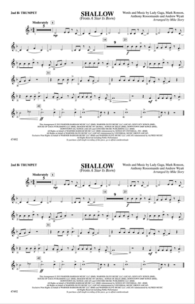 Shallow: 2nd B-flat Trumpet