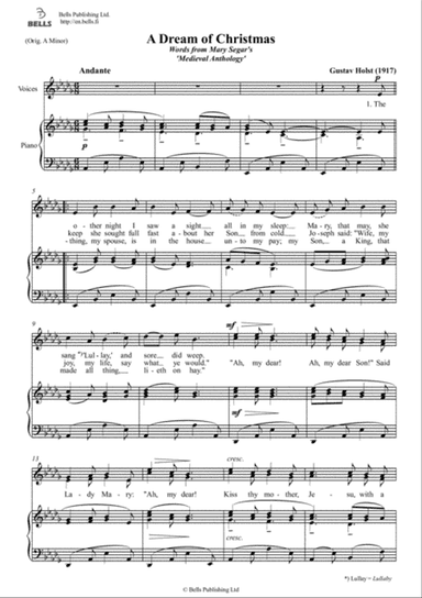 A Dream of Christmas (B-flat minor)