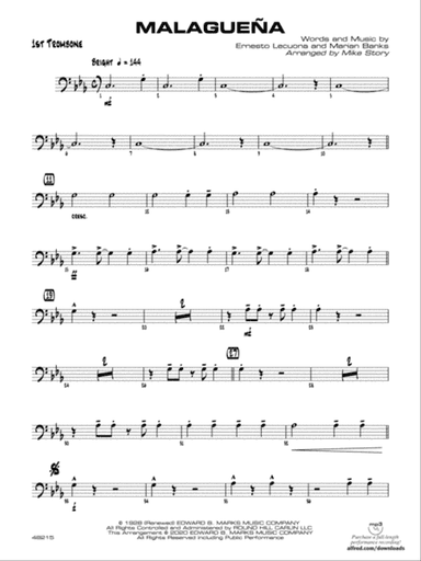Malagueña: 1st Trombone